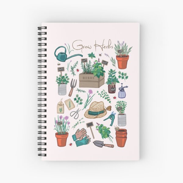 Grow a Herb Garden Spiral Notebook