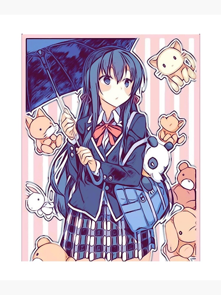 "oregairu (sketch) " Poster for Sale by Yochem2001 | Redbubble