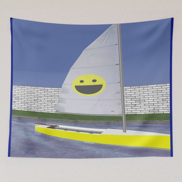 Item preview, Small yatcht in a  pond designed and sold by The Poette.