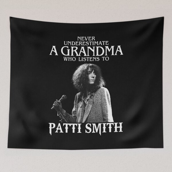 Item preview, Vintage Never Underestimate A Woman Who Listens to Patti Smith designed and sold by davisarchie.