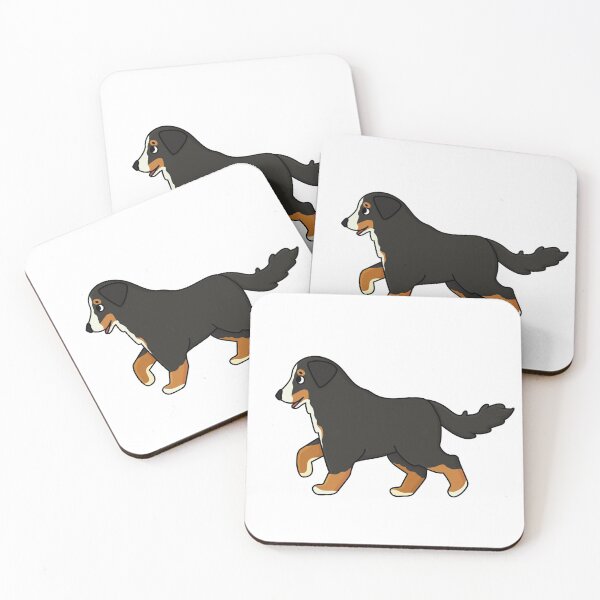 Item preview, Vector adorable cute outline cartoon hand drawn Bernese Mountain Dog designed and sold by essskina.