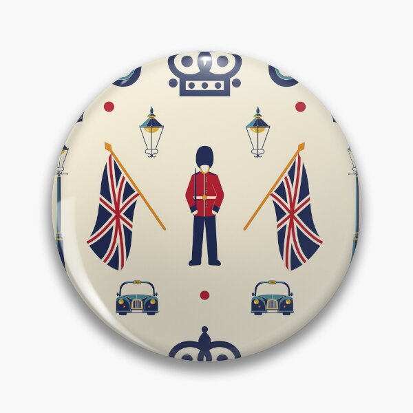 Item preview, London pattern. Royal guard, British flag, Black cab designed and sold by BananiLettering.