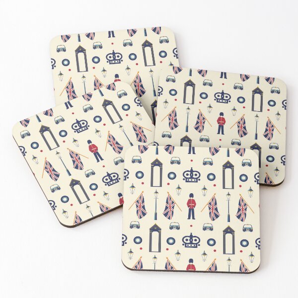 Item preview, London pattern. Royal guard, British flag, Black cab designed and sold by BananiLettering.