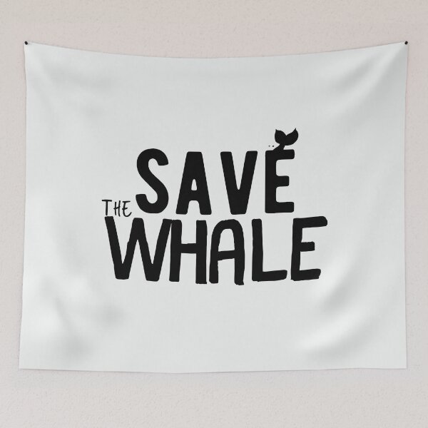 Item preview, save the whale - whale conservation  designed and sold by foreco design.