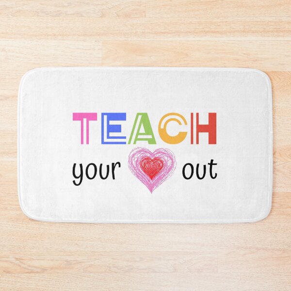 Item preview, Teach your heart out, teacher life designed and sold by sirina2796.