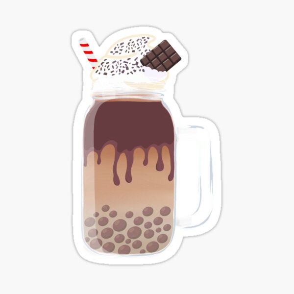 Item preview, Chocolate Boba   designed and sold by Purplepugprints.