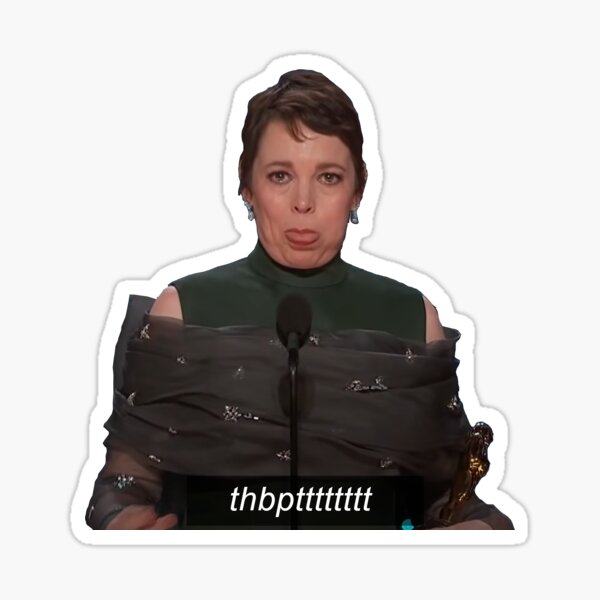 Item preview, Olivia Colman en los Oscar con subtítulos designed and sold by RadicalAM.