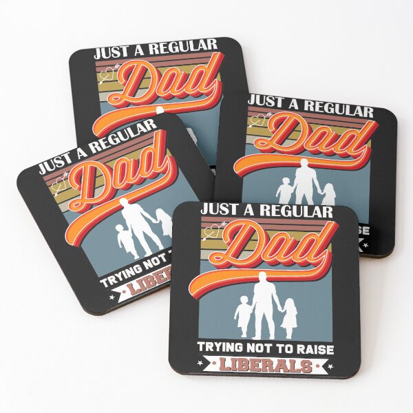 Item preview, Just Regular Dad Trying Not To Raise Liberals - Gift for Daddy, Father's Day, Republican, And Birthday designed and sold by ALITOPRINCE.