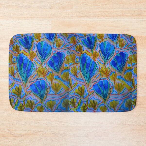 Item preview, Blue Floral Pattern designed and sold by Artcartstart.