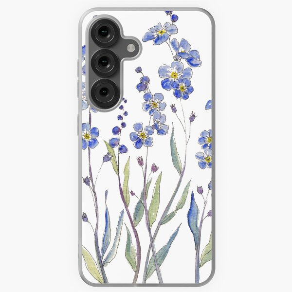 Item preview, Blue Forget Me Not Blooms designed and sold by JRoseDesign.