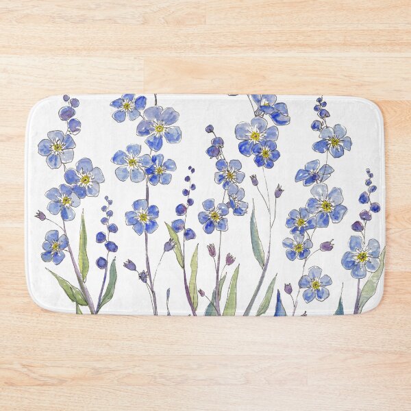 Item preview, Blue Forget Me Not Blooms designed and sold by JRoseDesign.