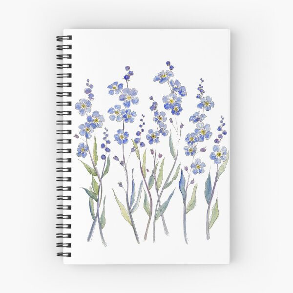Item preview, Blue Forget Me Not Blooms designed and sold by JRoseDesign.