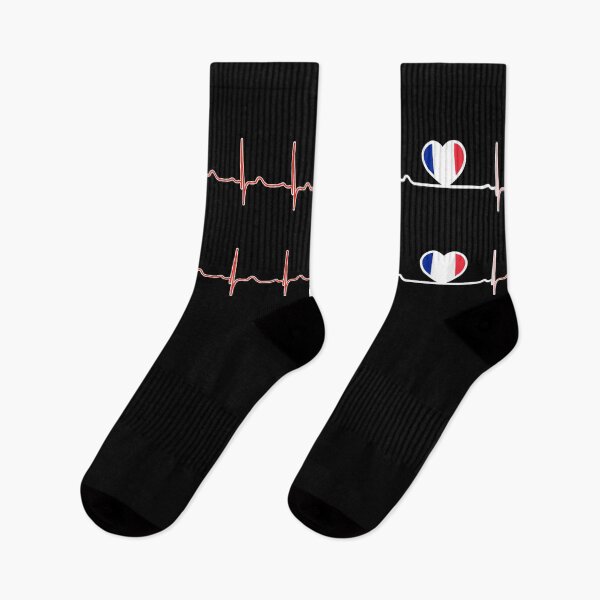 Aperçu de l'œuvre Battement de coeur France créée et vendue par Heartbeatsalad.