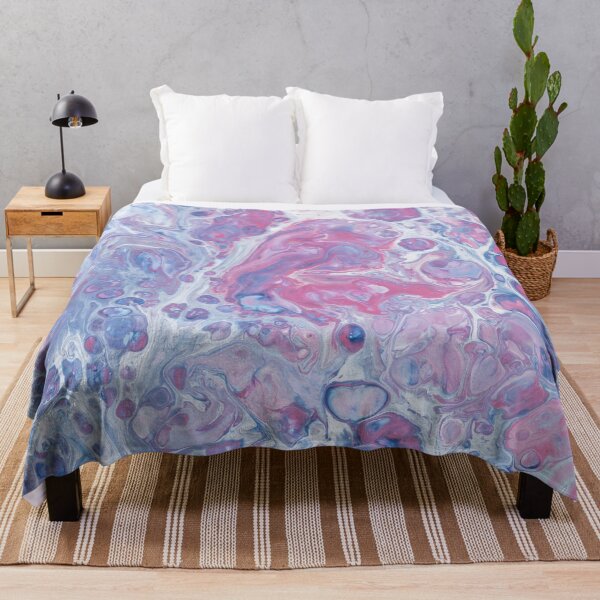 Item preview, Aesthetic Paint: Pink and Blue Splash designed and sold by KaremaJ.