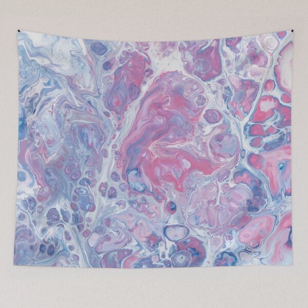 Item preview, Aesthetic Paint: Pink and Blue Splash designed and sold by KaremaJ.
