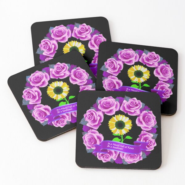 Item preview, Rose And Sunflower Pattern Design designed and sold by Zareen Sayyed.