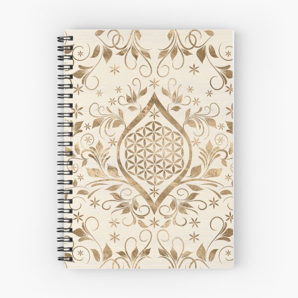 Item preview, Flower of Life -  Pastel Gold Swirl Ornament  designed and sold by k9printart.