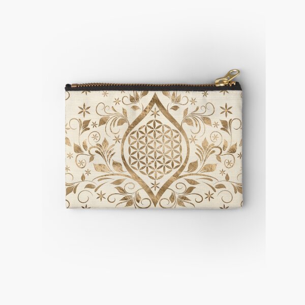 Item preview, Flower of Life -  Pastel Gold Swirl Ornament  designed and sold by k9printart.