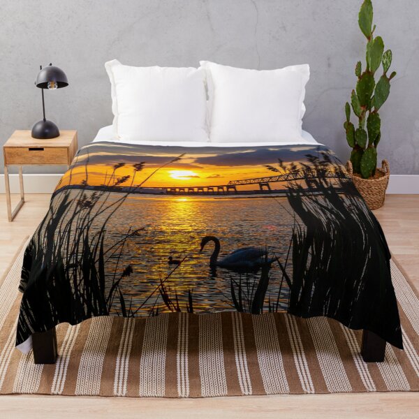 Item preview, Swans at Sunset designed and sold by ShootFirstNYC.