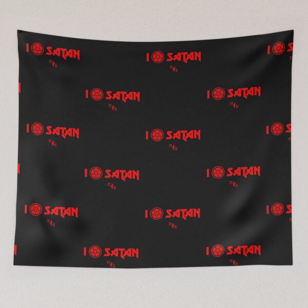 Item preview, I love satan designed and sold by MetalSatyrShop.