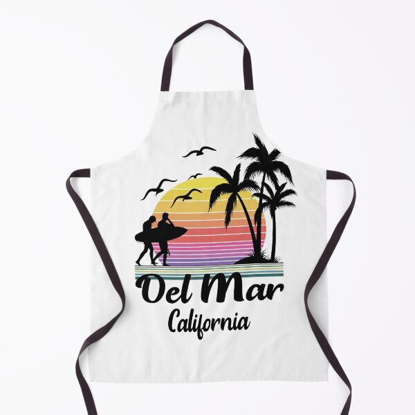 Item preview, Del Mar California Seaside Retro Sunset designed and sold by Home-Spirit.