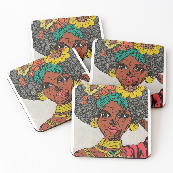 Item preview, The African Flower Goddess designed and sold by noddythedoodler.