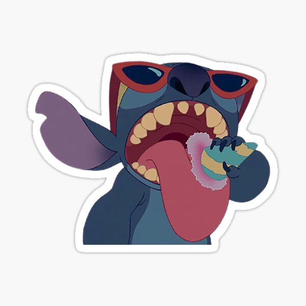 Stitch Sticker for Sale by Hussein000000