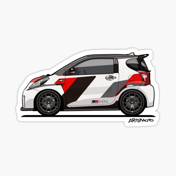 Toyota Scion Grmn Iq Racing Concept Sticker By Monkeycom Redbubble
