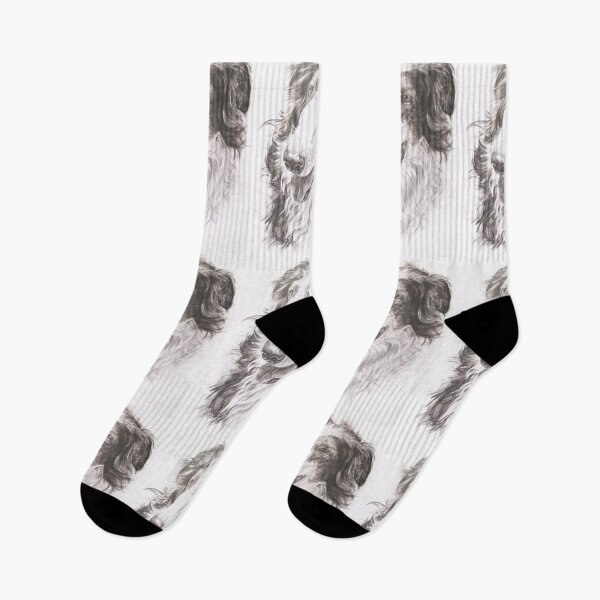 Item preview, Russian Wolfhound in Graphite designed and sold by BarbBarcikKeith.