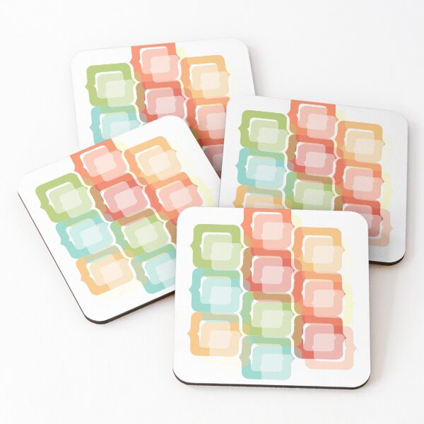 Item preview, Retro print in vibrant summer colours designed and sold by anna0711.