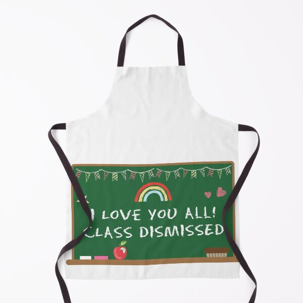 Item preview, Quote - I love you all! Class Dismissed, school chalk board print designed and sold by ThousandAutumns.