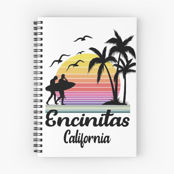 Item preview, Encinitas California Seaside Retro Sunset designed and sold by Home-Spirit.
