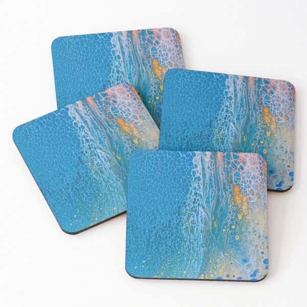 Item preview, Abstract Fluid art, acrylic pour designed and sold by Dreamscape Eclectic .