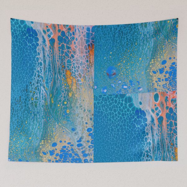 Item preview, Abstract Fluid art, acrylic pour designed and sold by Dreamscape Eclectic .