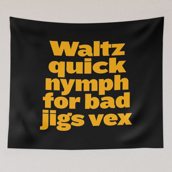 Item preview, Pangram #1 v.1 designed and sold by x1brett.