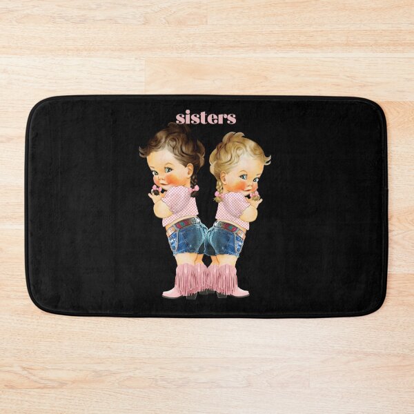 Item preview,  sisters country cuties cowgirl sticker pack 7 cute baby's designed and sold by amy greaves.
