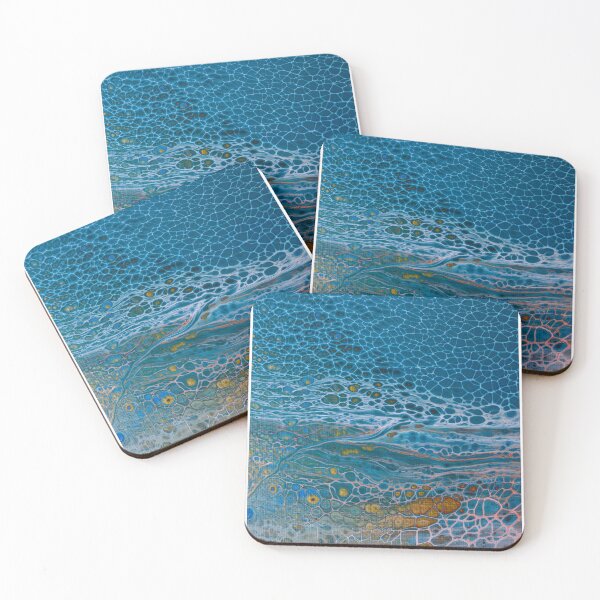 Item preview, Abstract Fluid art, acrylic pour designed and sold by Dreamscape Eclectic .