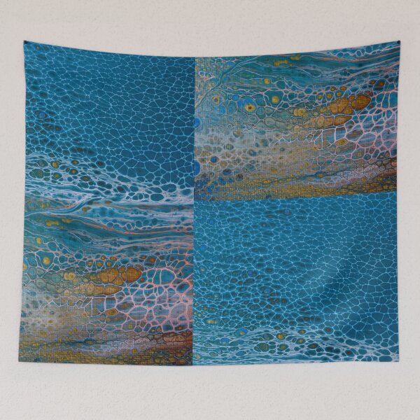 Item preview, Abstract Fluid art, acrylic pour designed and sold by Dreamscape Eclectic .