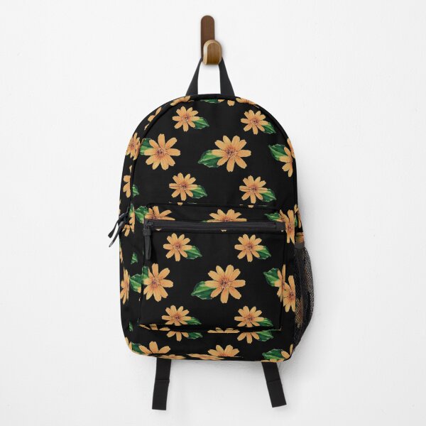 Item preview, Yellow Flowers Black Pattern designed and sold by InovArtS.