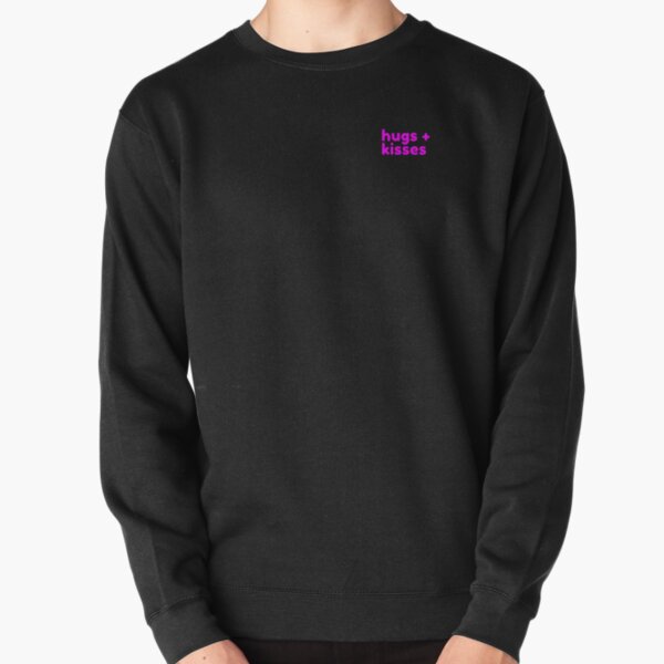 Fuchsia Pink Pullover Sweatshirt
