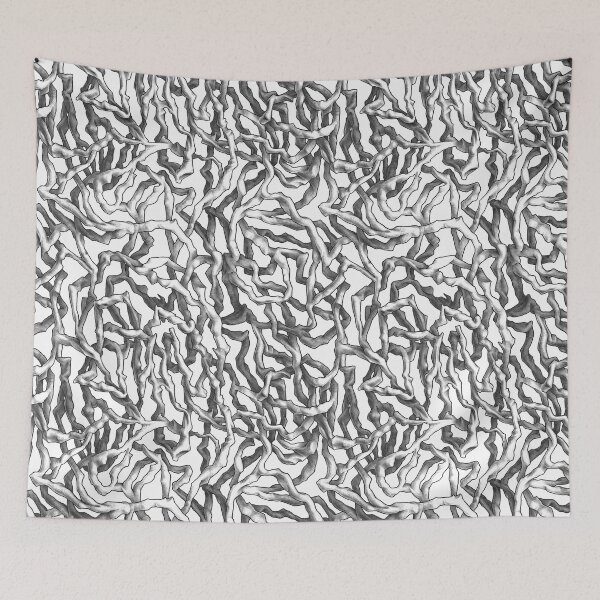 Item preview, Black&white pencil intuitive art  designed and sold by Steel-Zebra.