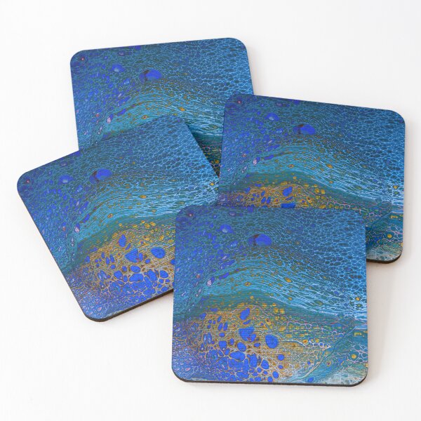 Item preview,  Abstract Fluid art, acrylic pour designed and sold by Dreamscape Eclectic .
