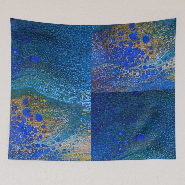 Item preview,  Abstract Fluid art, acrylic pour designed and sold by Dreamscape Eclectic .
