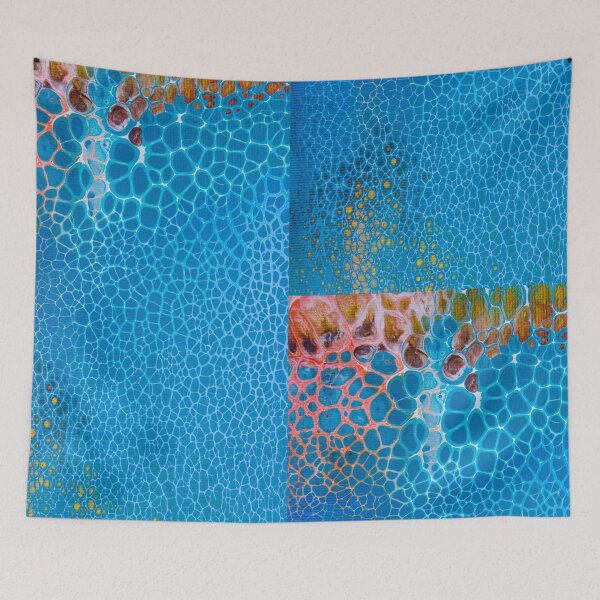 Item preview, Abstract Fluid art, acrylic pour designed and sold by Dreamscape Eclectic .
