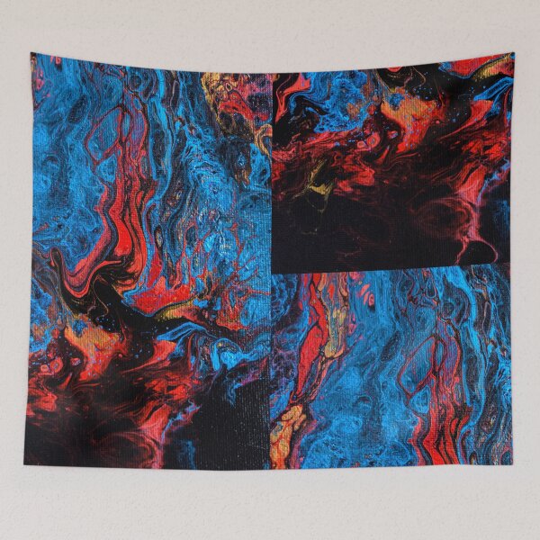 Item preview, Abstract Fluid art, acrylic pour designed and sold by Dreamscape Eclectic .