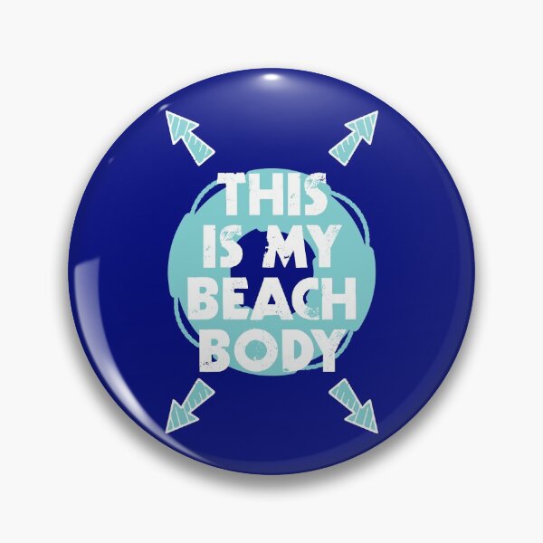 Item preview, This Is My Beach Body - Unapologetic designed and sold by Happy Puppy Print On Demand.