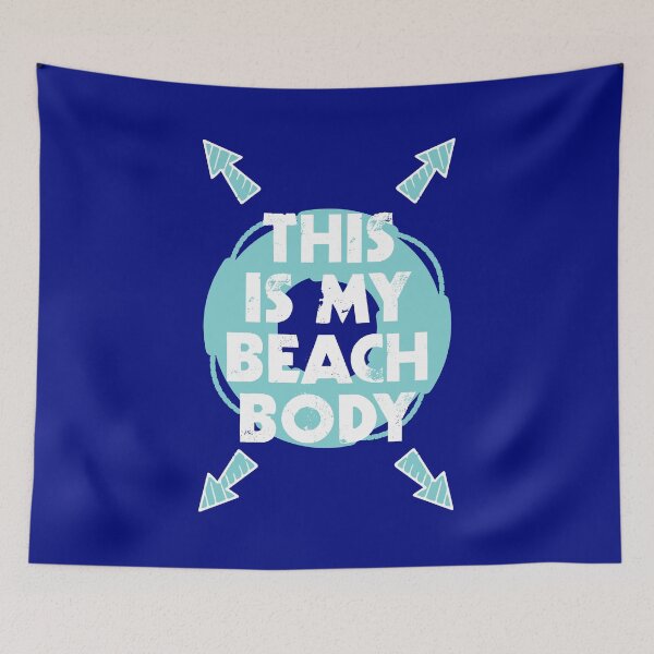 Item preview, This Is My Beach Body - Unapologetic designed and sold by Happy Puppy Print On Demand.