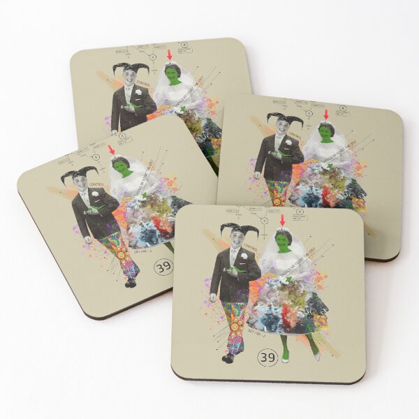 Item preview, Married Couple with Multicolours and Numbers and Jester Hat designed and sold by KALEIDOSCOPE UK.