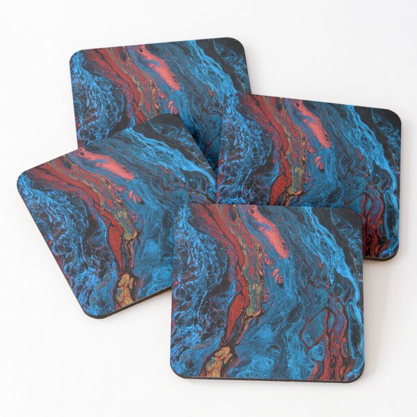 Item preview, Abstract Fluid art, acrylic pour designed and sold by Dreamscape Eclectic .