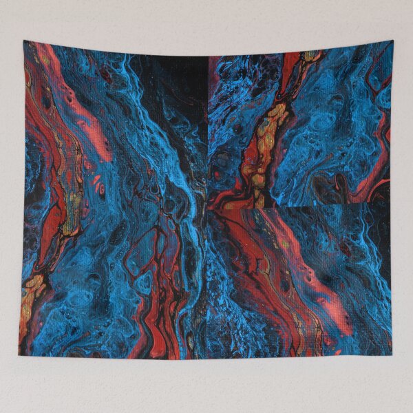 Item preview, Abstract Fluid art, acrylic pour designed and sold by Dreamscape Eclectic .